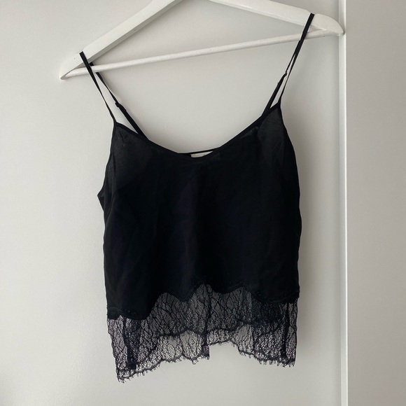 Aritzia Tops - Aritzia Wilfred Black Lace Camisole